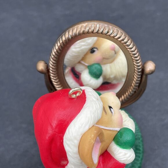 Avon Melvin P Merrymouse Santa Keepsake Christmas Ornament 1982 Vintage Plastic - Picture 8 of 16